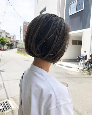 ショート カラー 髪の悩みを解決！ 那須達敦のヘアスタイル