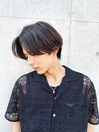メンズ トレンドカラー🩵 羽衣🎀横浜🪄ྀིのヘアスタイル