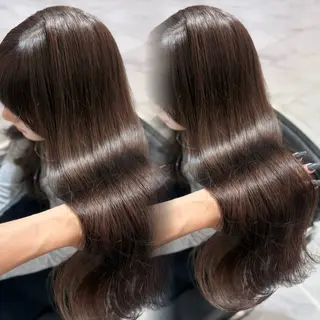 セミロング カラー 上品モテ韓国ヘア 🩶渋谷/aoiのヘアスタイル