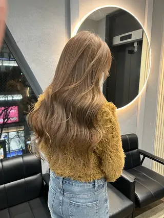 カラー dao/ミルクティー /ブラウン/ブロンドのヘアスタイル