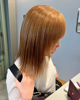 ミディアム 石黒 良華のヘアスタイル