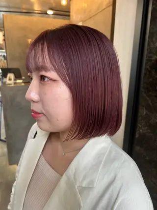 ミディアム カラー Haru/THREE …by velvetのヘアスタイル