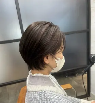 ショート カラー 艶カラー吉祥寺🌸 KAZUEのヘアスタイル