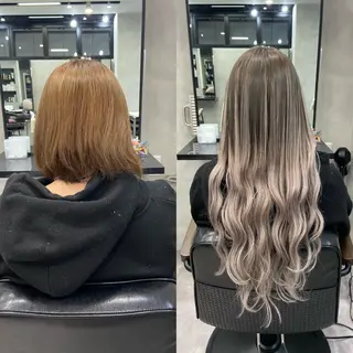 ロング カラー ヘアアレンジ ar+ ❤︎ maiのヘアスタイル