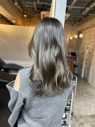 カラー 白髪ぼかし 👒堀江・ヨンスクのヘアスタイル