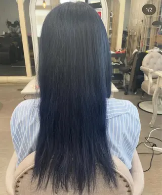 ロング カラペア大みか店所属・カラペア大みか店 江幡のヘアスタイル