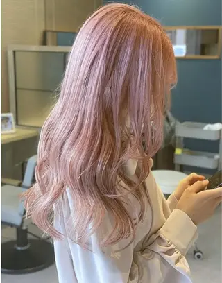 ロング 🌈カラーとエクステ 🌈のヘアスタイル