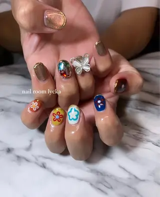 ネイル ﾈｲﾙﾙｰﾑﾘｯｶ 𝐦𝐚𝐲𝐮のネイルデザイン