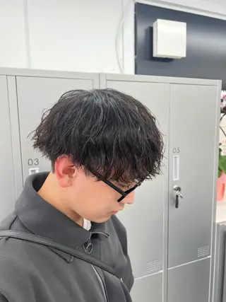 パーマ メンズ メンズ縮毛矯正師/メ ンズパーマ/佐野友尉のヘアスタイル