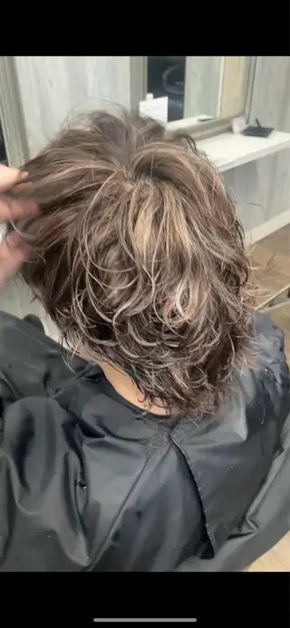 カラー パーマ メンズ 💫siesta ・スズノ🐈💫のヘアスタイル