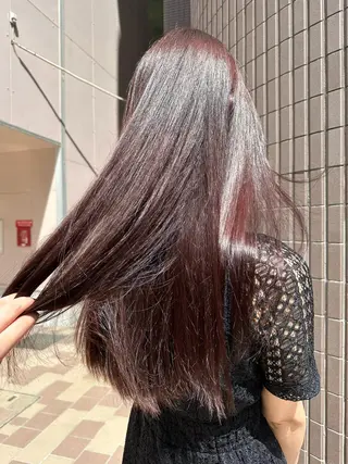 ロング カラー 清水 遥香のヘアスタイル