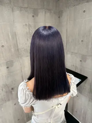 セミロング カラー メンズ 🫧寒色カラー海老名 NO,1🫧かずきのヘアスタイル