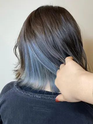 ミディアム カラー ✴︎ヒラガカナ✴︎ ECLAT HAIRのヘアスタイル