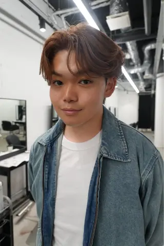カラー メンズ 【pia】 江田岳斗のヘアスタイル