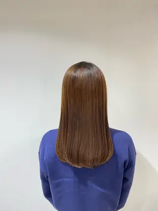 ロング 🦋‪ハイトーンカラ ー🦋‪熊田 史織のヘアスタイル