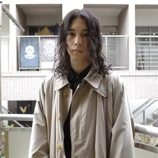 ロング パーマ メンズ 🌈圧倒的デザイン パーマ 関和希のヘアスタイル