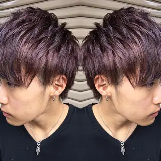 カラー メンズ 寺内 紳悟のヘアスタイル