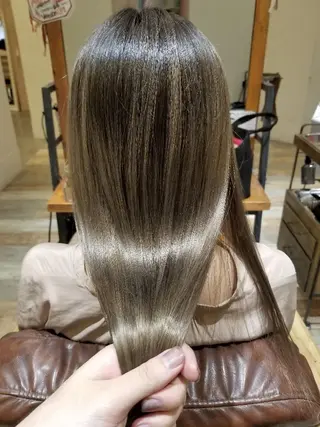 ロング カラー シールエクステ♦️ レイヤー♦️福田晃大のヘアスタイル