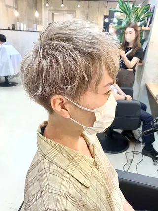 メンズ パーマ指名No. 1 磯飛⭐️慎之介のヘアスタイル