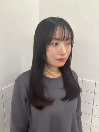 ロング カラー GOTODAY シェアサロン梅田NU茶屋町店所属・髪質改善/艶カラー 縮毛矯正/みほのヘアスタイル