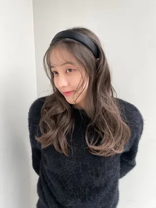 ロング 似合わせ/透明感 /レイヤー/りほ🤍のヘアスタイル