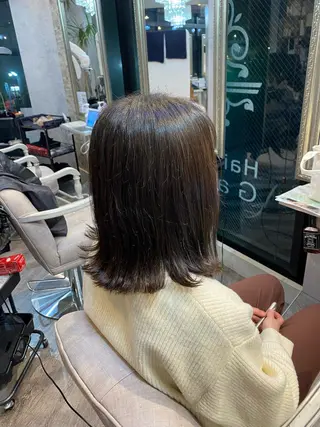 セミロング 柴田 将のヘアスタイル