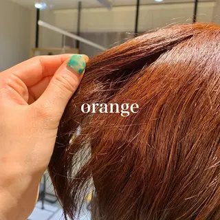 ミディアム カラー ミディアムパーマ /癖毛パーマのヘアスタイル