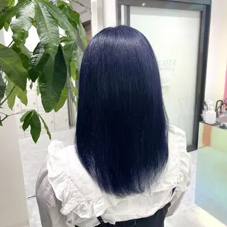 セミロング 🤍韓国寒色カラー 🤍MADOKAのヘアスタイル