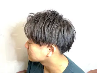 ミディアム メンズ HIRO GINZA 池袋東口店所属・林田 龍明のヘアスタイル