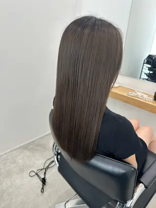 セミロング カラー ヘアセット/ワンカラ ー💐nao.のヘアスタイル