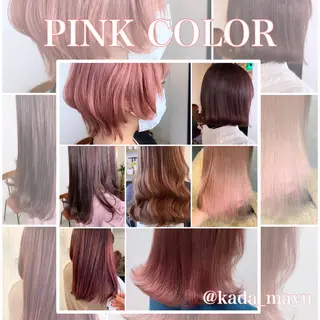 ミディアム カラー FRAME+spa&hair roomなんば駅前店所属・🌸MAYU🌸 ハイトーン➕レイヤーのヘアスタイル