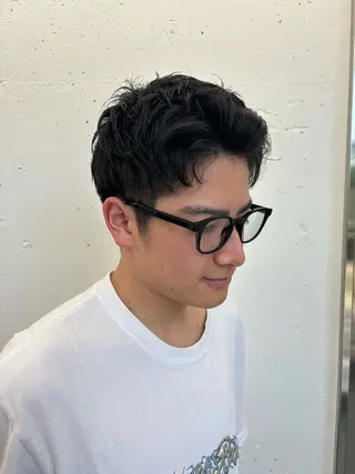 メンズ 夕羽夢🍓矢場/ 透明感カラーのヘアスタイル