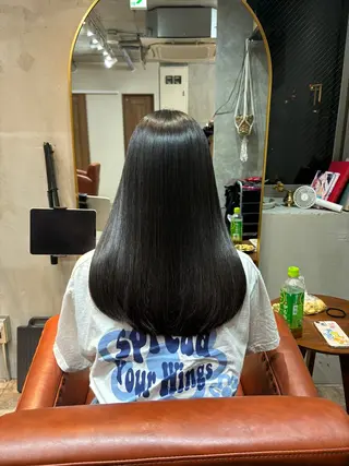 ロング ♡髪質改善ストレート 清水歩美♡のヘアスタイル