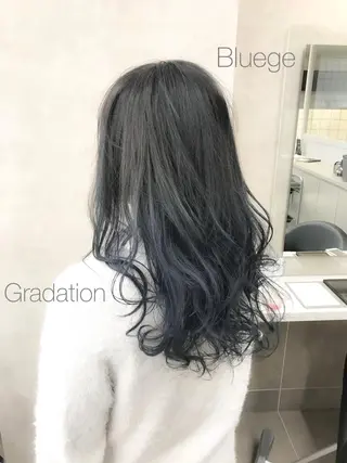 ロング カラー ヘアアレンジ TONE所属・透明感カラー/ 韓国ヘア/縮毛矯正のヘアスタイル