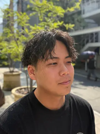 パーマ メンズ メンズパーマ特化 似合わせカット渡邊のヘアスタイル