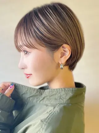 ショート 縮毛矯正 髪質改善　鈴木のヘアスタイル