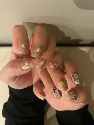 ネイル ニュアンス / 鉱物 natsukiのネイルデザイン