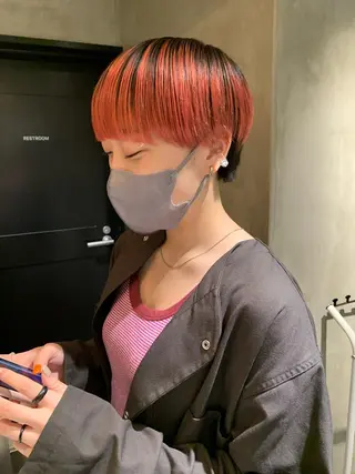 ショート カラー アンニュイヘア🪽 ayumiのヘアスタイル