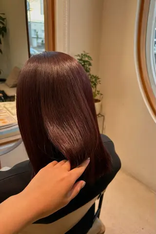 セミロング カラー 櫻井 莉子のヘアスタイル