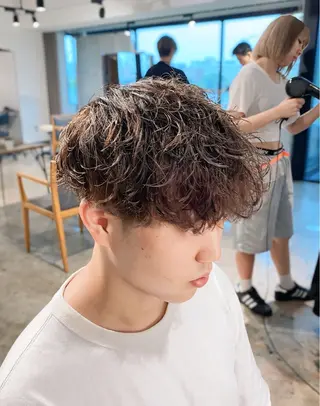 カラー パーマ メンズ メンズパーマ 特化/中川拓也のヘアスタイル