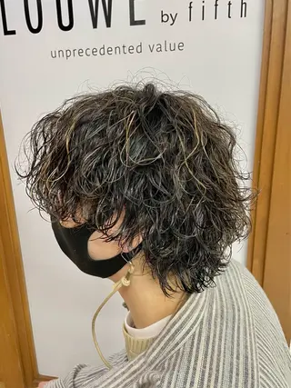 ショート パーマ メンズ 立川メンズパーマ職人 小泉文人のヘアスタイル