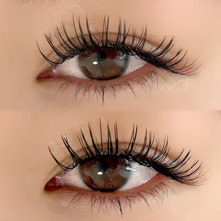 ロング カラー パーマ ヘアアレンジ メンズ キッズ ネイル マツエク・マツパ アイブロウ apopi's所属・真夜中のまつ毛 APOPI'Sのマツエク・マツパデザイン