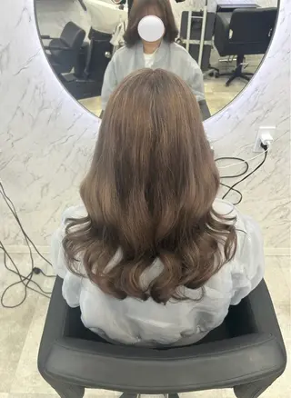 ロング カラー 韓国艶カラー 🇰🇷💎MIUのヘアスタイル