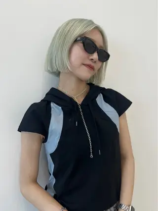 カラー the hinc所属・miyu /大阪 /レイヤーカットのヘアスタイル