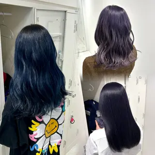 ロング カラー 透明感ハイトーン特化 /ケアブリーチ/莉駒のヘアスタイル