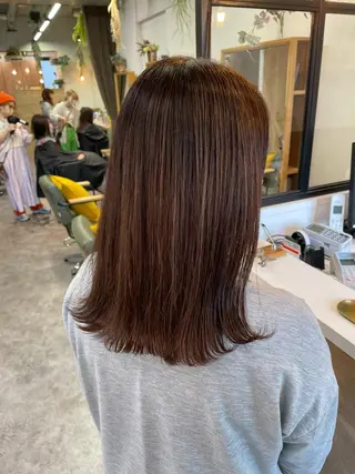 セミロング カラー ブリーチ/ハイトーン 🌏💊RAINEのヘアスタイル