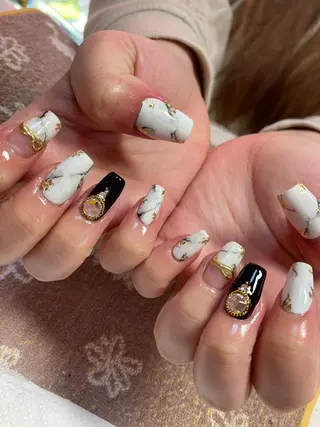 ネイル rukianail 新里のネイルデザイン