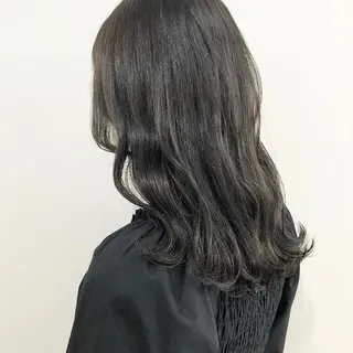 ミディアム カラー お洒落パーマ/ 艶カラー/michiのヘアスタイル