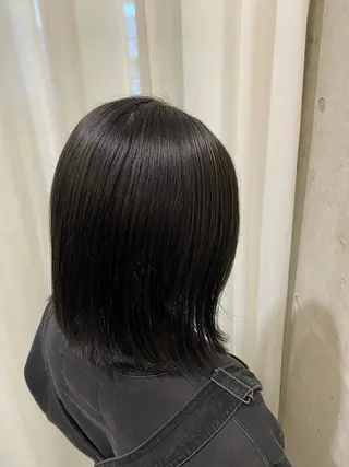 ミディアム カラー 田中 アキオのヘアスタイル