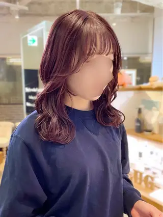 ミディアム 🍬kanami 🍬ボブ/暖色カラーのヘアスタイル